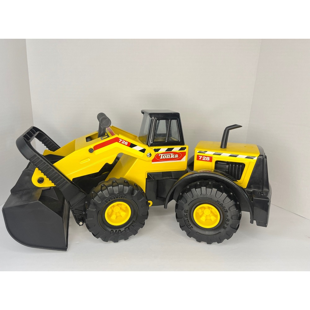 Tonka Truck Front End Loader 92930 Construction Vehicle Yellow Black 2012 Toy